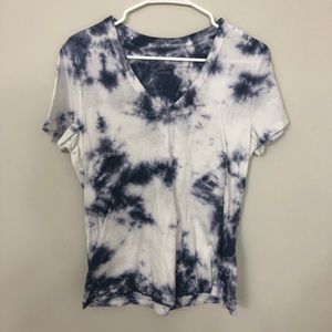 NEVER WORN. Tie-Dye V-Neck Tee